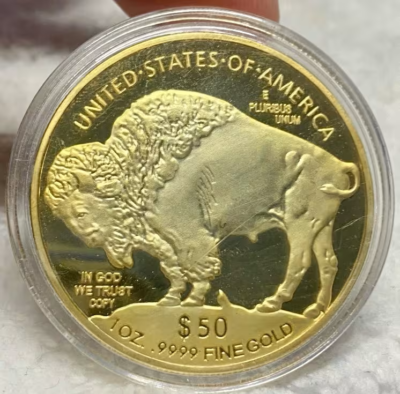 Copy USA 50 Dollar 2014 W Buffalo Coin | eBay