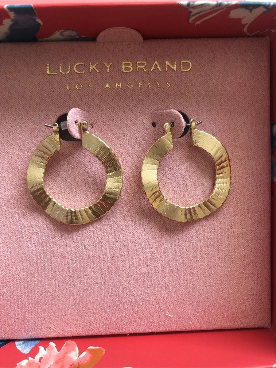 Lucky brand cheap hoop earrings