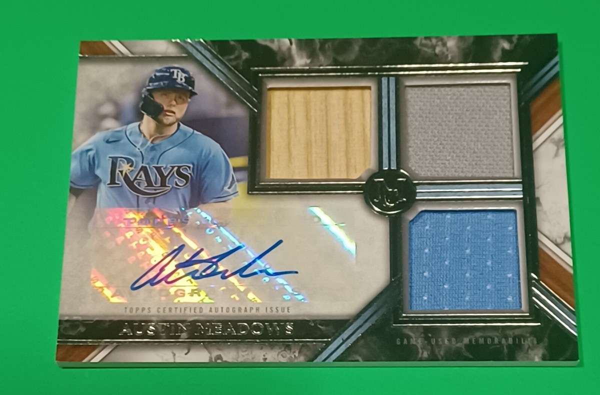 2022 Topps museum collection オースティン・バーンズ Austin Meadows 2022 Topps Museum Collection Baseball Triple