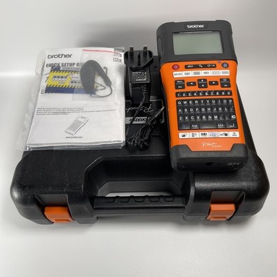 Brother P-Touch E550W Hand-Etikettendrucker & Hartschalenkoffer OHNE Akku