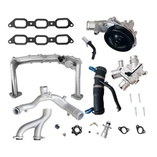 New 1x Fit For Jaguar Land Rover 3.0L V6 Supercharged Engine Cooling System Kit