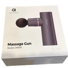 Arboleaf Mini Massage Gun, Full-Metal Travel Massage Gun CM20C - Black