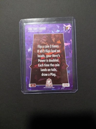 3rd Time Charm Bo Jackson Battle Arena Play Card 1 Hotdog Foil