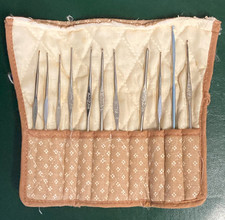 Vintage Metal Crochet Hooks Mixed Makers And Sizes Lot 11