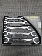 Craftsman Professional 9 42012 5 Pc Sae Polished Usa Nos Flare Nut Wrench Set