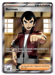 Norman 237/182 Paradox Rift Full Art Ultra Rare Trainer