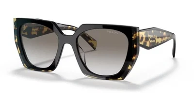 PRADA 15WS 54 3890A7 Lunettes De Soleil Tartarugato Noir/Gris Fumé - Photo 1/3