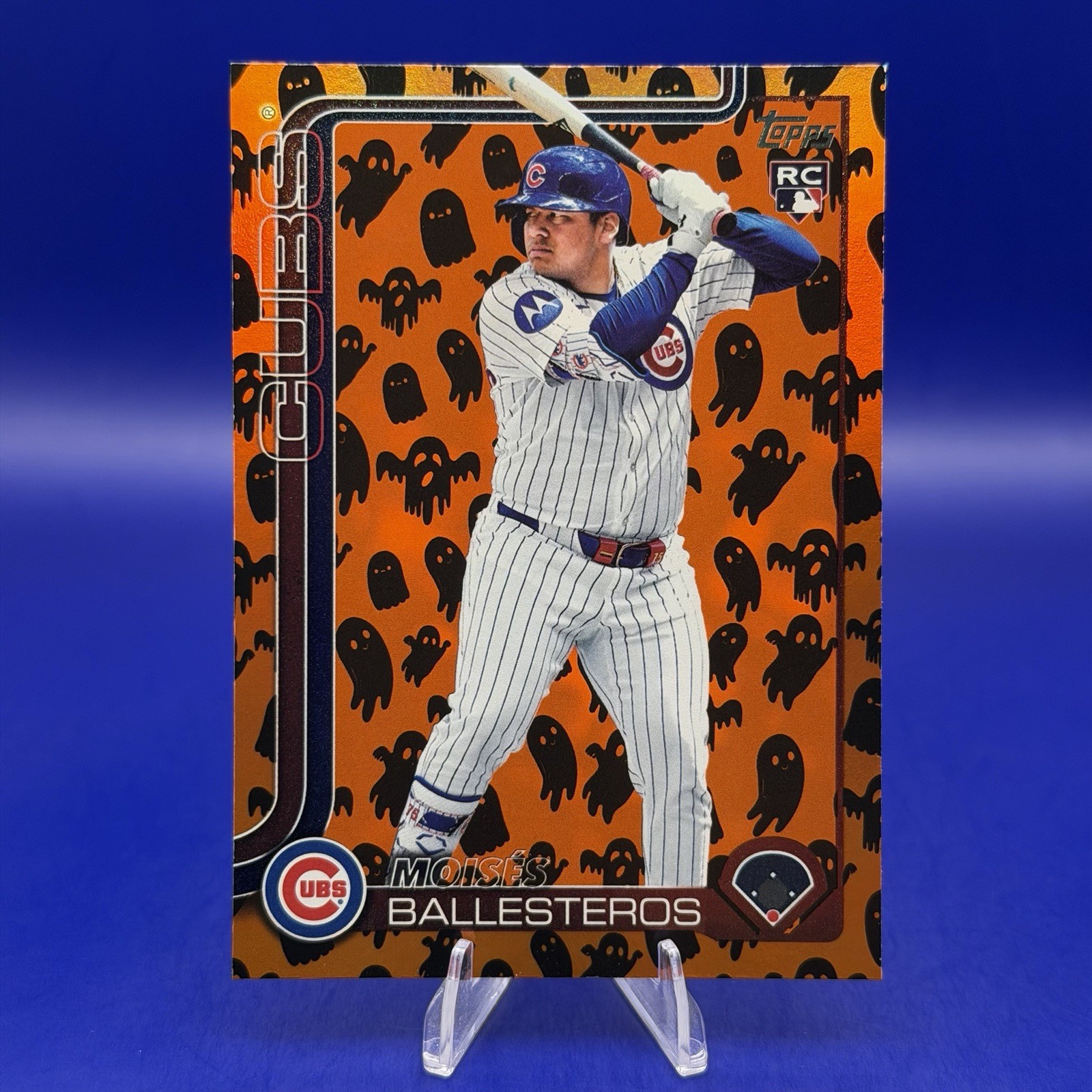2025 Topps Update Series Moises Ballesteros Holiday Ghosts #US262 Rookie RC Cubs