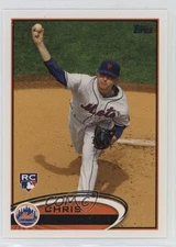 2012 Topps Factory Set Corrected Stat Line Chris Schwinden #325 Rookie RC 0h1