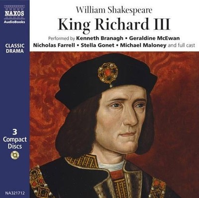 King Richard III: Performed by Kenn..., William Shakesp