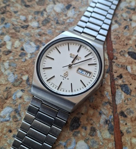 Vintage Seiko Quartz Type II (SQ) JDM 7546 810A May 1978 Kanji