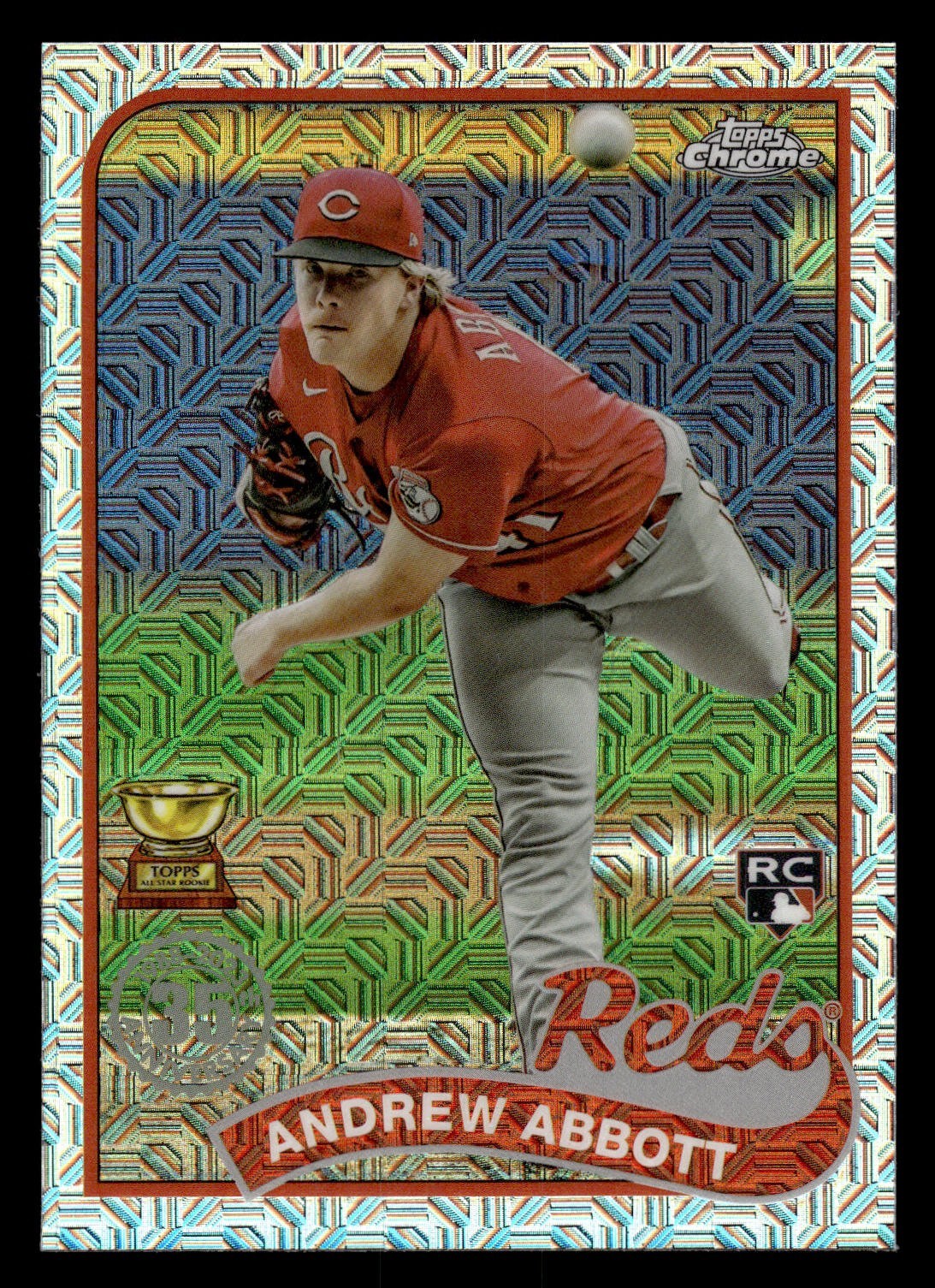 2024 Topps Series 1 - 1989 Topps Chrome Silver Pack Andrew Abbott #T89C-8 (RC)