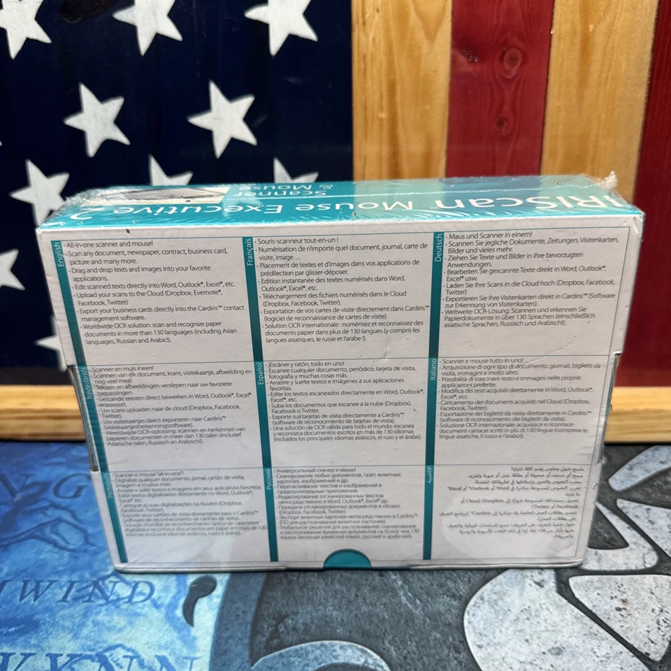 IRIScan Executive 2 Portable Scanning Mouse New Sealed - Image 2 of 2