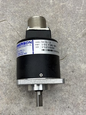NEW Emerson 191736-01 Accu Coder Rotary Encoder 5 VDC Flange Mount 10 Pin Unit