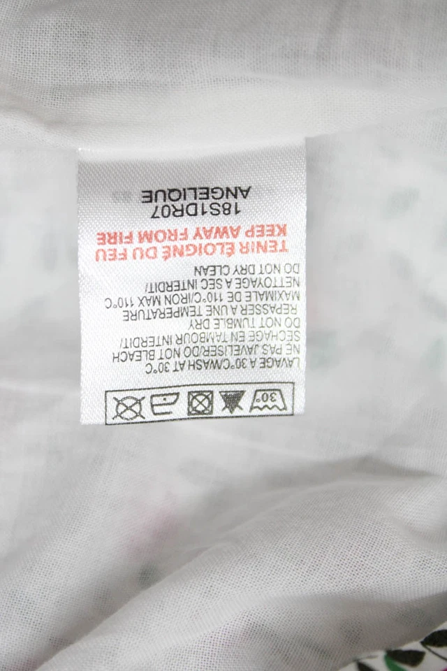 Sonia Rykiel девочек хлопок с оборками вишневый принт общее платье белый размер 8 - Изображение 4 из 4