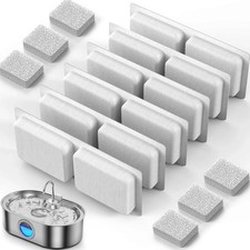 3.4Gal Dog Water Fountain for Large Dogs, 13L Stainless Steel Large Pet Fount...
