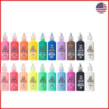 Vibrant Multi-Surface Puff Paint Set - 20 Non-Toxic Colors for Safe Crafting Fun