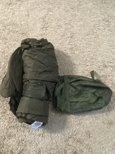 Snugpak Jungle Bag Sleeping Bag Right Zip Olive Travelsoft 45F/36F + Stuff Sack