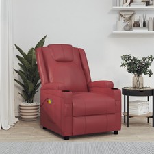 Massagesessel Fernsehsessel Relaxsessel Sessel Liegesessel Kunstleder vidaXL