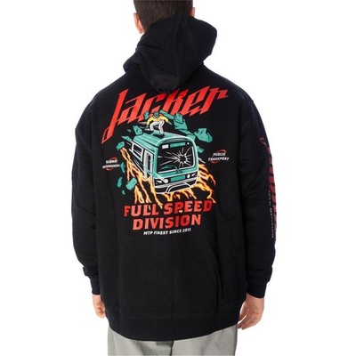 Jacker Train Surfing Hoodie Herren Kapuzenpullover schwarz 46214