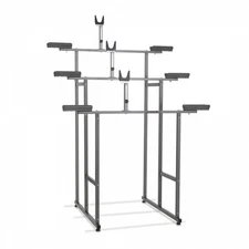Minoura 971-3HU Tall Tiered Bike Stand for Multiple Bikes | Stable 3-Point