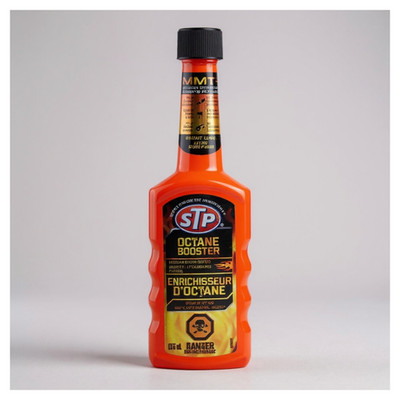 STP Octane Booster Fuel Additive, 5.25 oz   Improves Engine Performance & Power