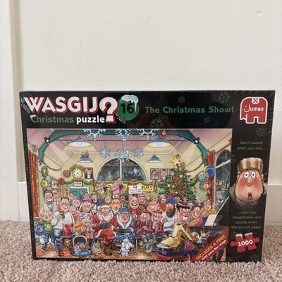 Wasgij Christmas Puzzles  #16 ''The Christmas Show'' 2 Puzzle Box 1000 Piece Each