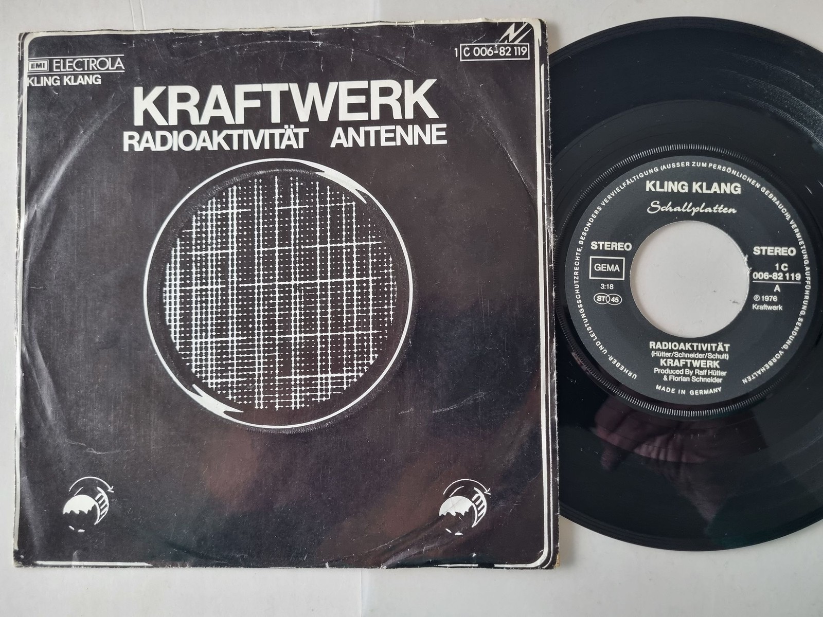 Kraftwerk - Radioaktivität 7'' Vinyl Germany