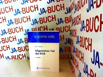 Allgemeiner Teil des BGB Brox, Hans und Wolf D Walker: