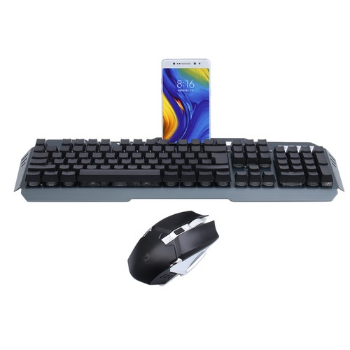 1 Set Gaming Keyboard Mouse Backlight Keyboard Mouse for Computer (Black) - 第 2/12 張圖片
