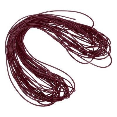Wine Red 1mm Waxed Cord 11 Yard Wax Bead Thread String for Jewelry Make
