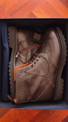 Schuhe elegante Lederstiefeletten Alberto Guardiani Herren, neu