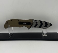 NEW*UNBRANDED ZERO STYLE*3.25" BLADE*GREEN/TIGER STRIPE*