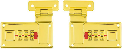 2Pcs Tool Box Hasp, Luggage Combination Lock, Briefcases Replacement Accessories
