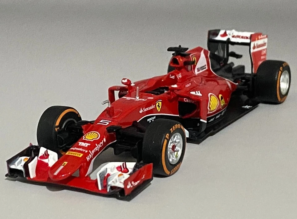 1/43 Scuderia Ferrari SF15-T 2015 Sebastian Vettel #5 Winner F1 Malaysian G.P. - Image 2 of 4