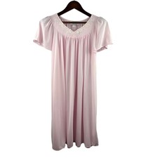 Women s Miss Elaine Medium Baby Pink Satiny Nightgown