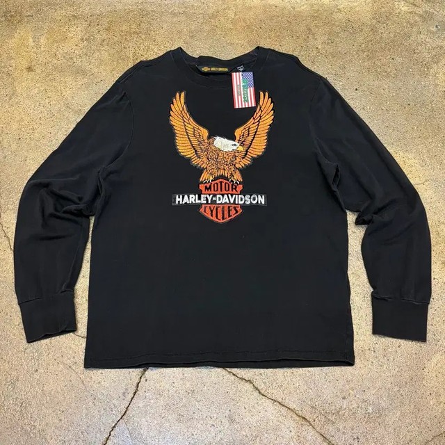 Vintage Harley-Davidson Eagle Long Sleeve T-Shirt - Size L