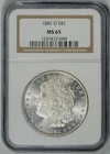 1881-O  NGC  MS65  *  Better Date Morgan Dollar * #1537472-098