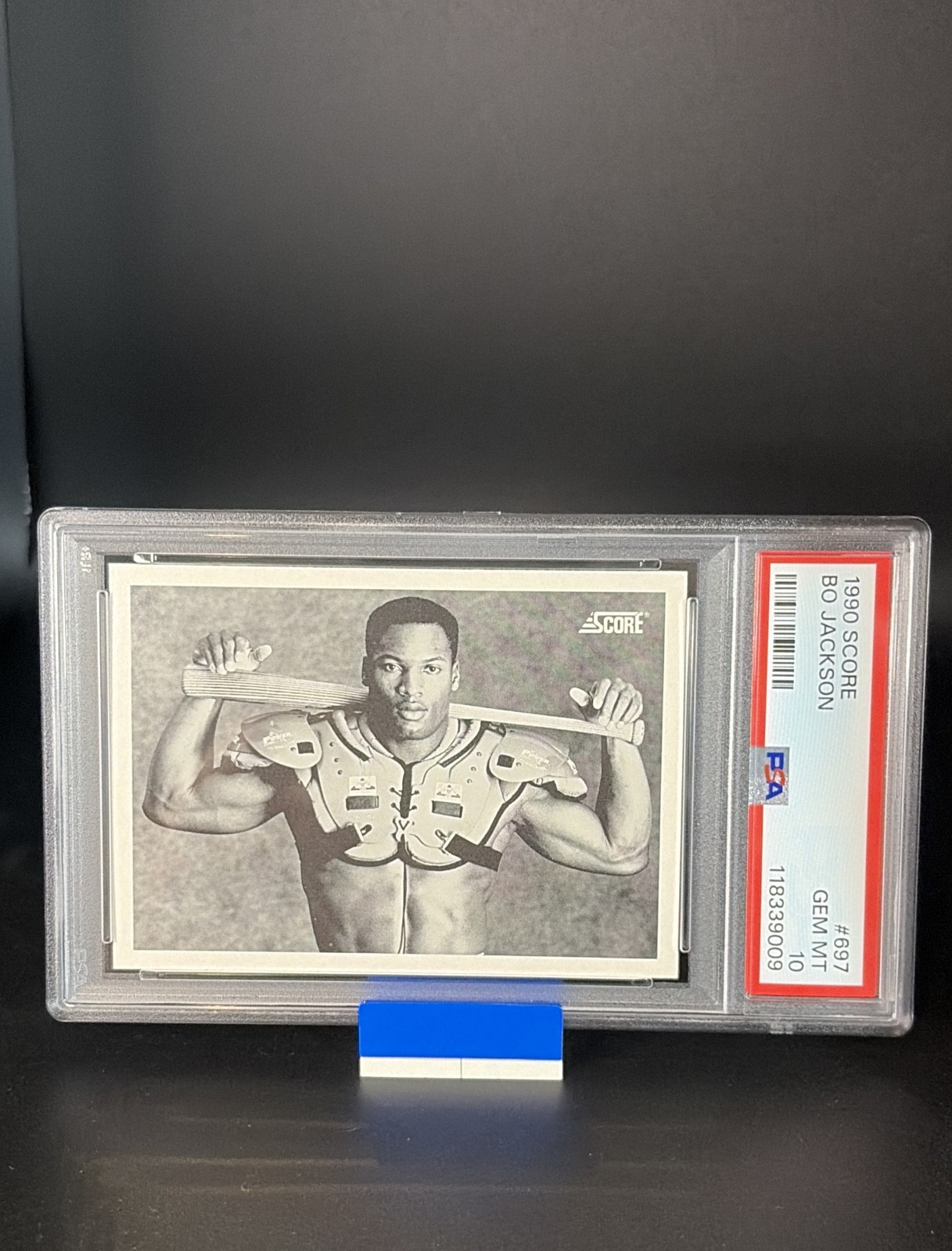 1990 Score Baseball Bo Jackson #697 (Bo Knows Black/White) PSA 10