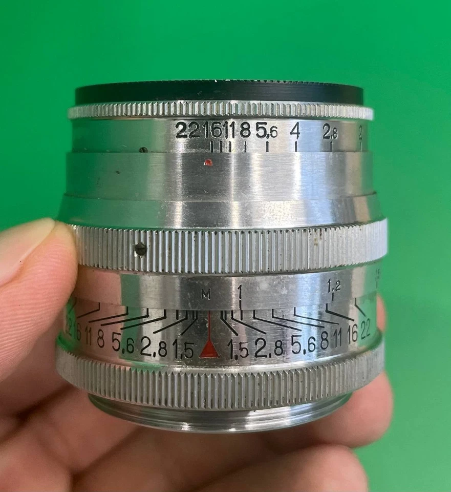 JUPITER 3 Soviet Lens Сopy Sonnar  (50 mm f/1.5)Mount M39 Without Aperture Blade - Image 2 of 4