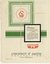 1927 Chestnut & Smith Co. of Tulsa Oklahoma Ad: Naturaline Super Aviation Fuel