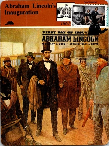 Dr Jim Stamps Maximum Card Abraham Lincoln 42C Fdc