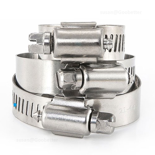 Hose Clips Pipe Clamps Stainless Steel 304 Jubilee type Worm Drive Pipe Clip - Picture 8 of 75