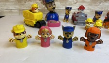 Mixed Lot 28 Pieces Paw Patrol Figures Vehicles Finger Puppets Etc