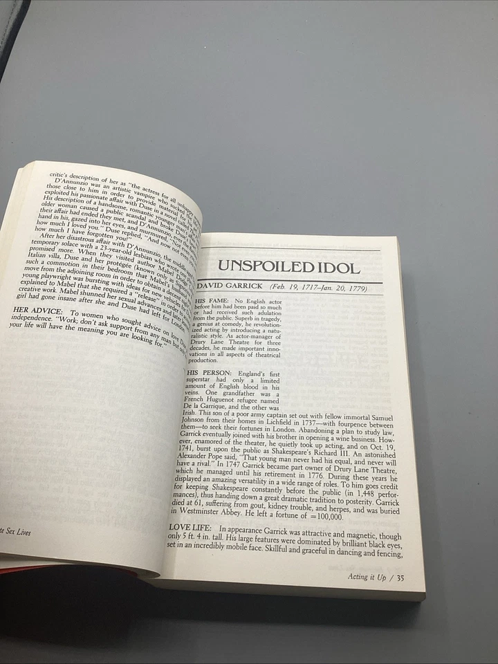 1981 The Intimate Sex Lives Of Famous People- Delacorte Press- 1st Printing Foto 4 de 4