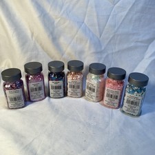 Lot Of 7 Assorted Colors  Designs Recollections Stars-flowers-Snowflakes Etc.