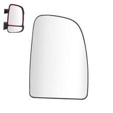 Passenger Side Heated Upper Mirror Glass Passenger Upper Side Right 