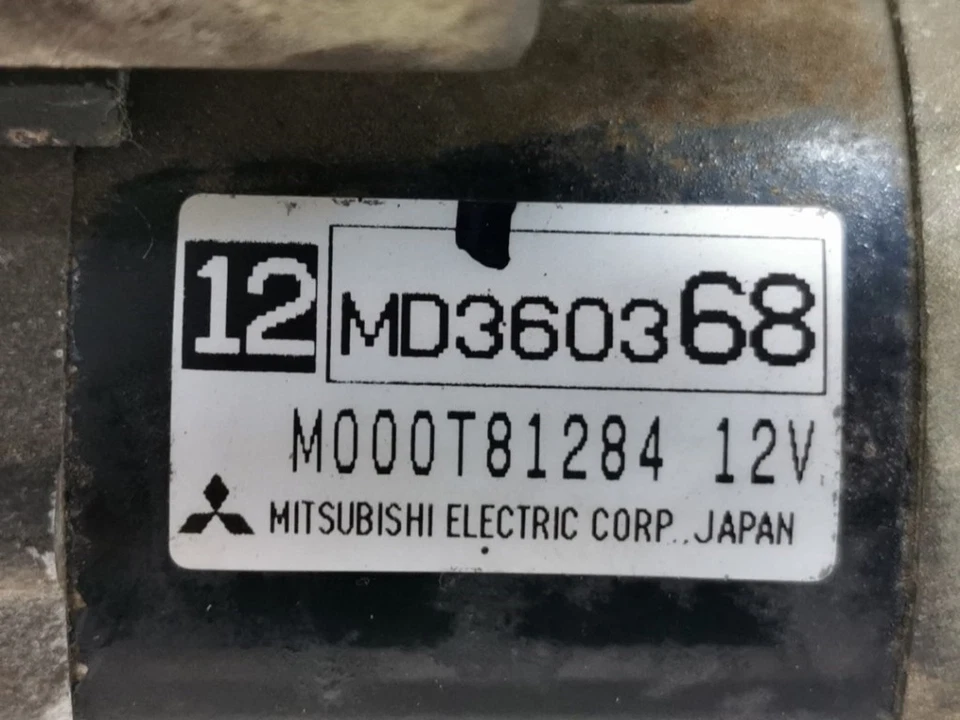 MOTOR DE ARRANQUE Mitsubishi Carisma Sedan 1.8 GDI 16V (4G93_GDI) 2000 MD360368 - Imagen 3 de 4