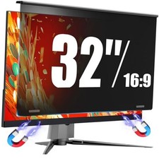Magnetic Privacy Screen for 32 Inch Flat Computer Monitor 16:9 Aspect