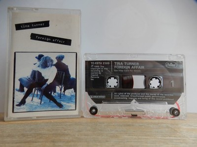 TINA TURNER FOREIGN AFFAIR MUSIK KASSETTE MC TAPE DOLBY 1989 CAPITOL 80's